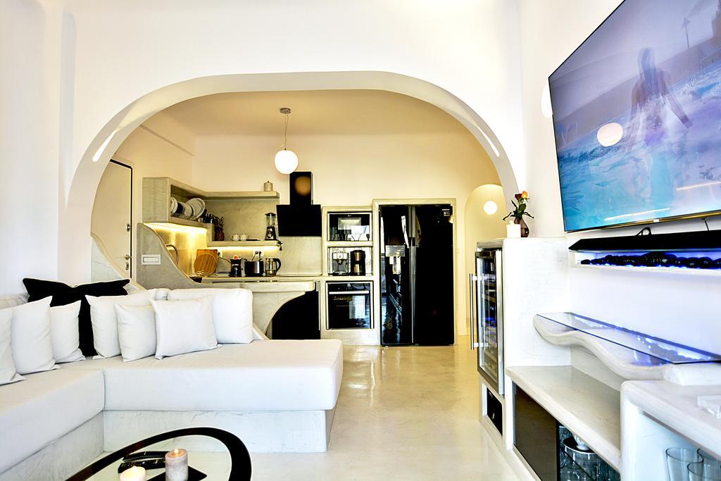 Santorini Loft Apartment Kamari  Bagian luar foto