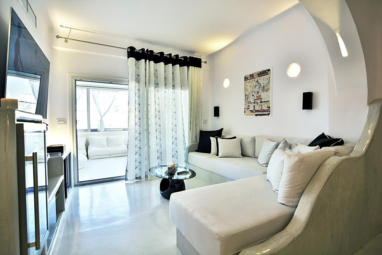 Santorini Loft Apartment Kamari  Bagian luar foto