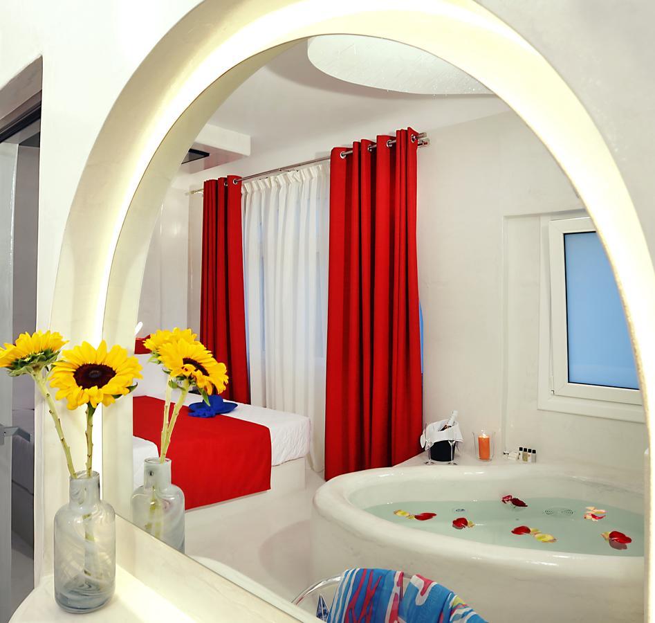 Santorini Loft Apartment Kamari  Bagian luar foto